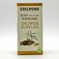 Edelmond Rohschokolade Ingwer-Kurkuma, 75g